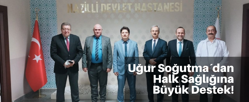 Uğur Soğutma´dan Halk Sağlığına Büyük Destek